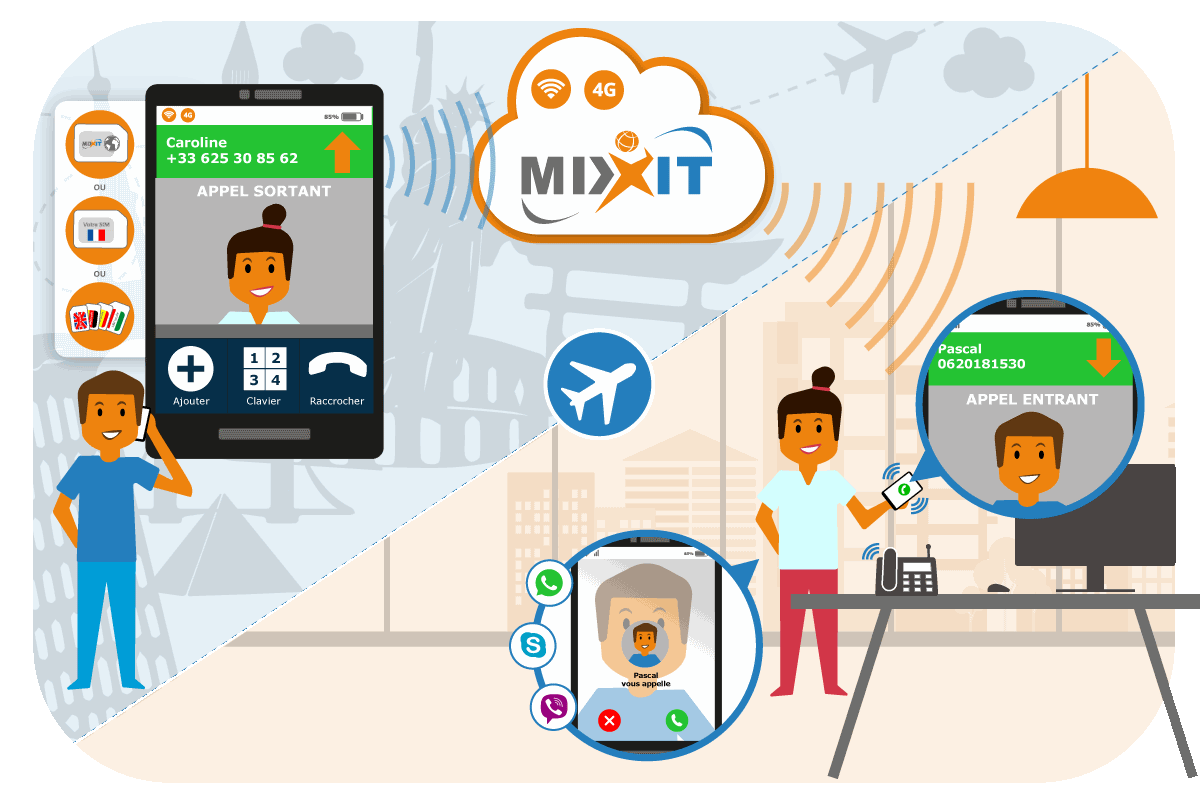 Application Mixxit installée sur smartphone